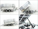 Twintrailer benne multi-arrière TT30-30 3.0t|183x309x40/120cm|Tandem - Image 7