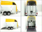 Remorque à chevaux Humbaur XANTHOS AERO 2400 | jaune | jantes en alliage – Image 4