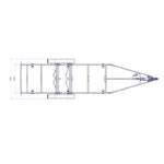 7m80-2m20 2x1500kg- 3000kg – VLEMMIX – remorque transport bateau – Image 2