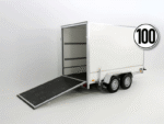 Remorque fourgon BK 146x304cm hauteur:180cm 2.0t|Rampe