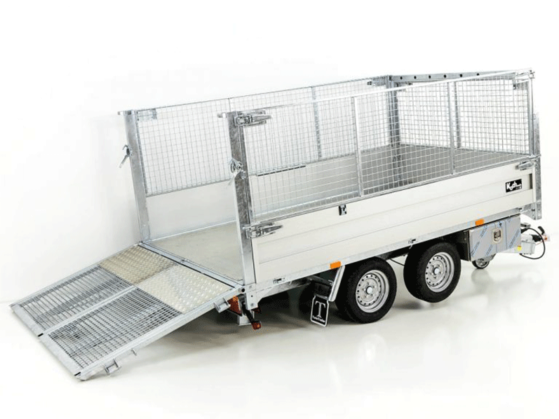 ANHANGER-16.png Twintrailer benne multi-arrière TT30-30 3.0t|183x309x40/120cm|Tandem - Image 1