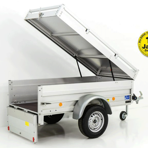 Remorque à couvercle Koch hauteur : 50 cm 750 kg | Type U2 | Offre