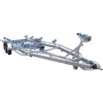 7m80-2m20 2x1800kg – 3500kg – VLEMMIX – remorque transport bateau