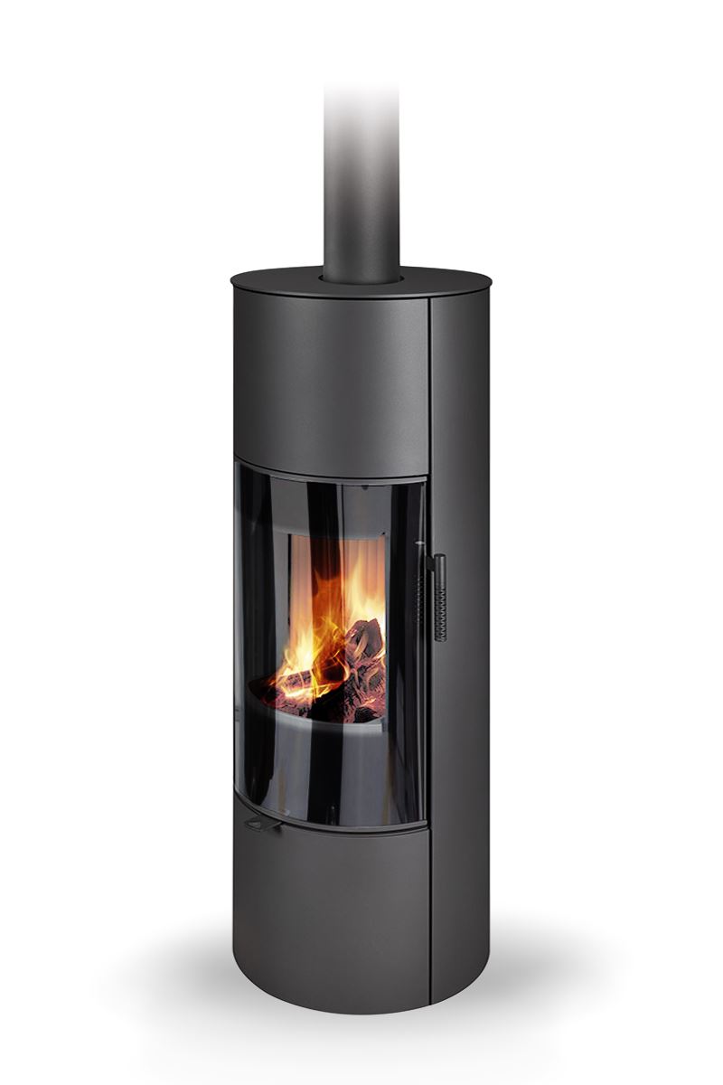 Soria-H-sort.jpg Romotop Soria H 30 Sort stål – Image 1